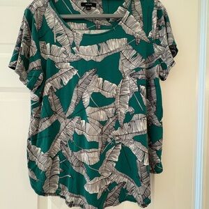 Alfani Green Boxy Short Sleeve Blouse CLOSET CLEAN OUT!